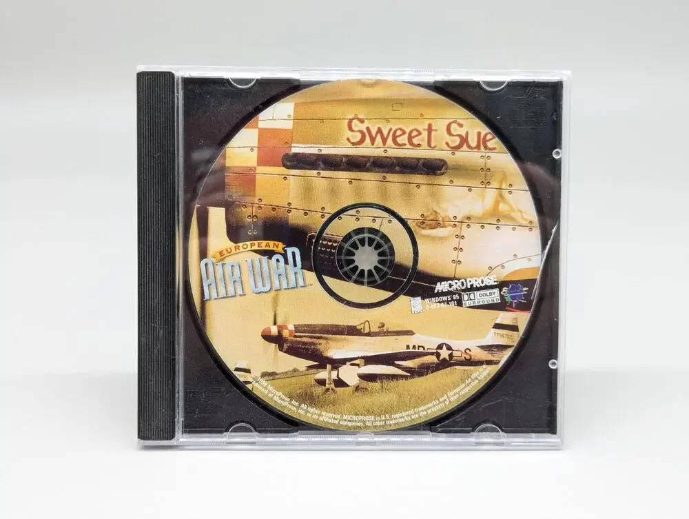 European Air War PC 1998 Micro Prose Windows Combat Video Game
